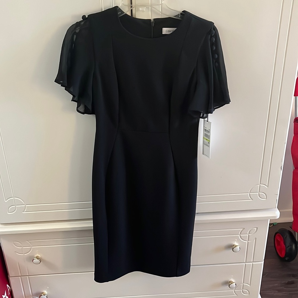 NWT Black Calvin Klein Dress